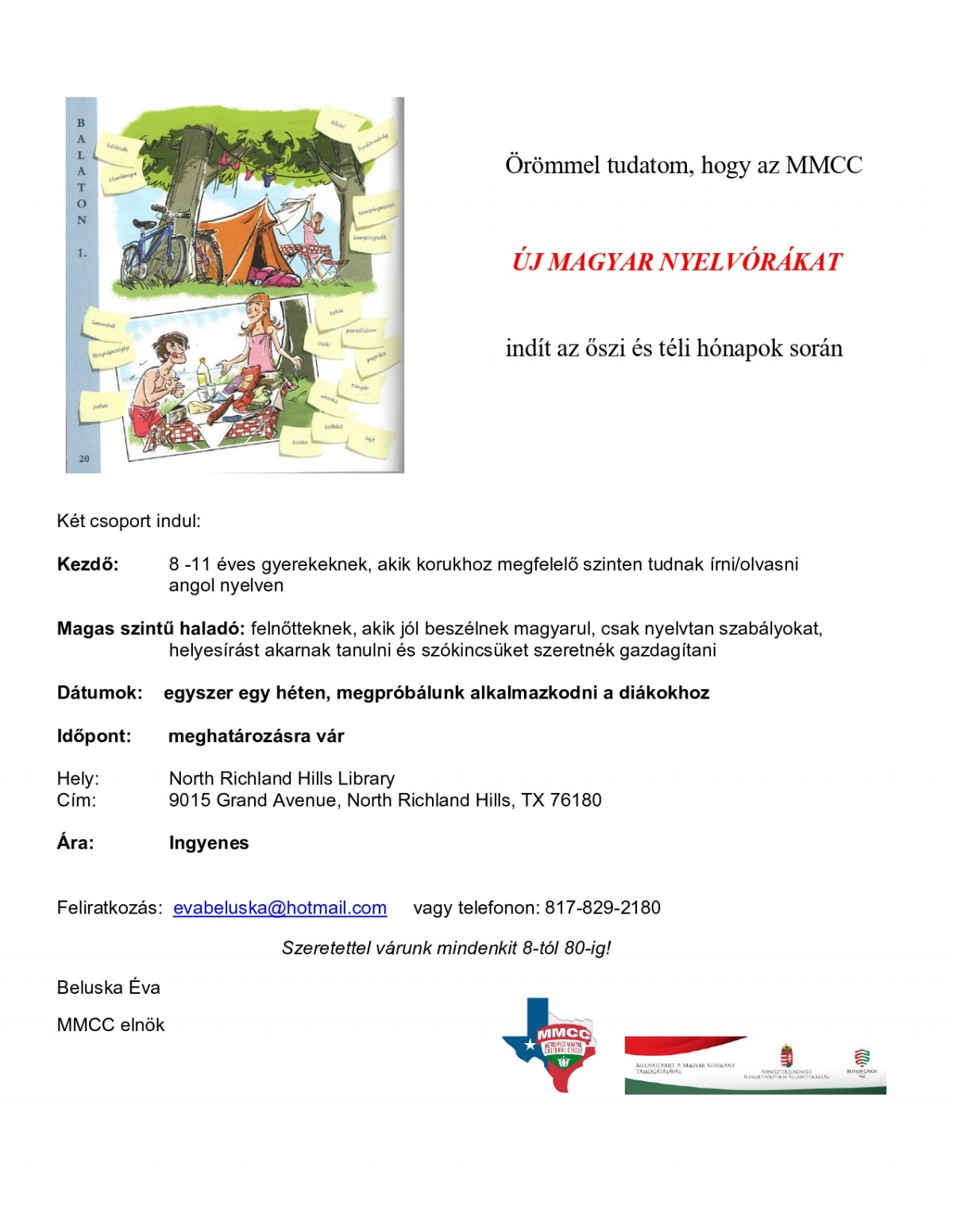 Közelgő magyar nyelvi kurzusok