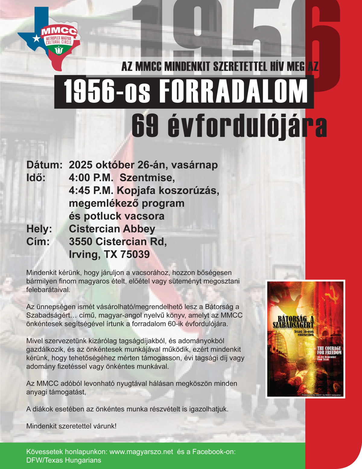 1956 októberi forradalom megemlékezése